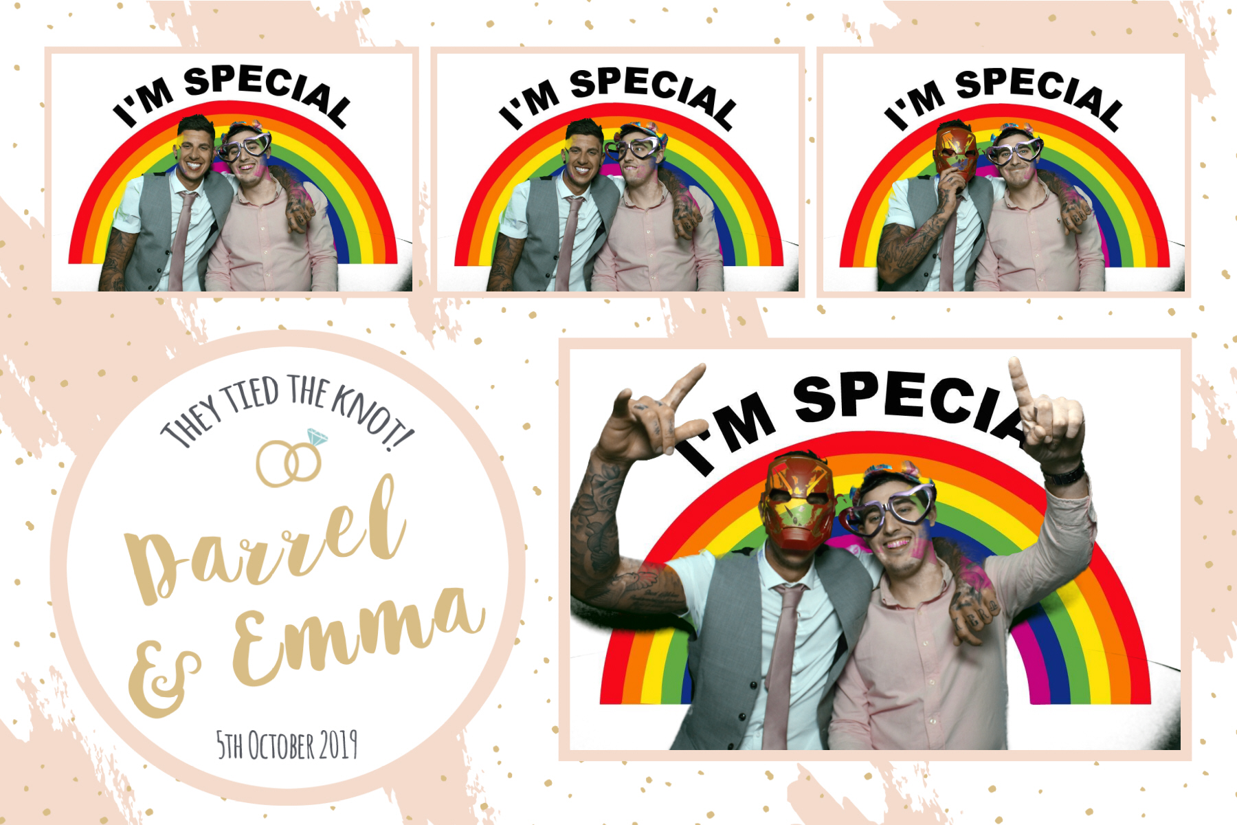 Darrel and Emma | View more photos from the event at gallery.blissbooth.co.uk/u/BlissBooth/Darrel-and-Emma